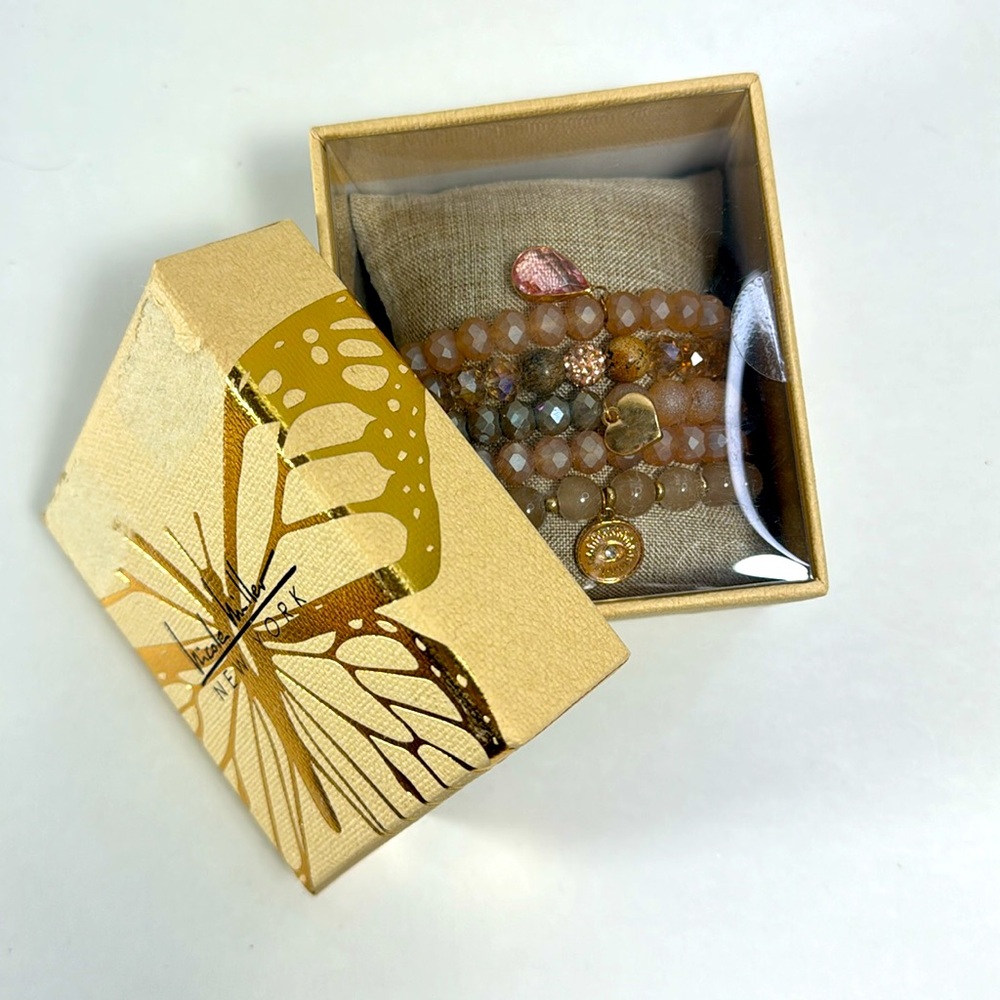 Nicole Miller Set of 5 Stretch Bracelets - Picture 4 of 5